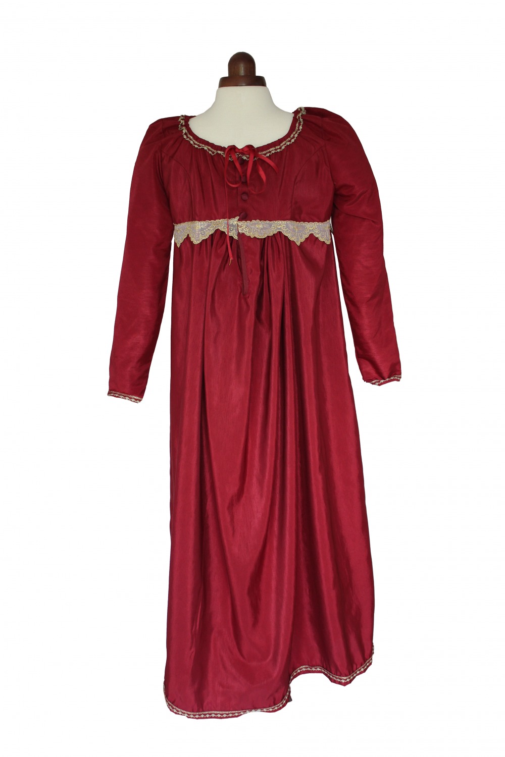 Ladies 18th 19th Century Regency Jane Austen Costume Evening Gown Size 14 - 16 Image